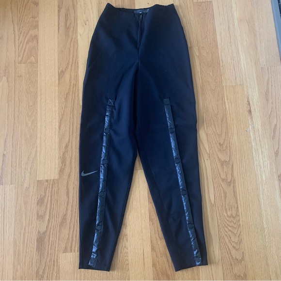 Nike Pants Women’s Sportswear City Ready Snap Leg Size XS Black CJ4022-010 - Picture 4 of 12